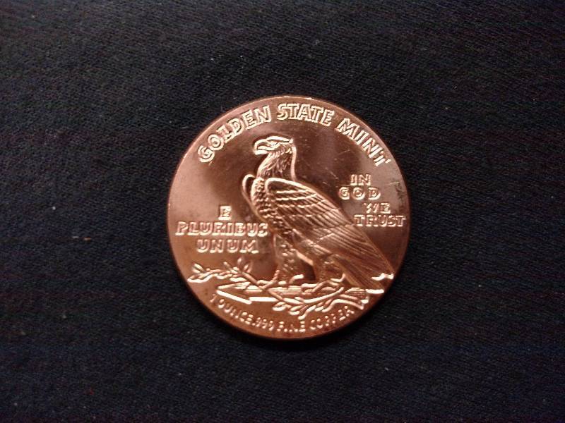 Liberty Indian Head One Ounce .999 ...
