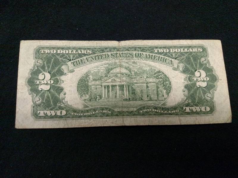 1953 Two Dollar Red Seal Note...