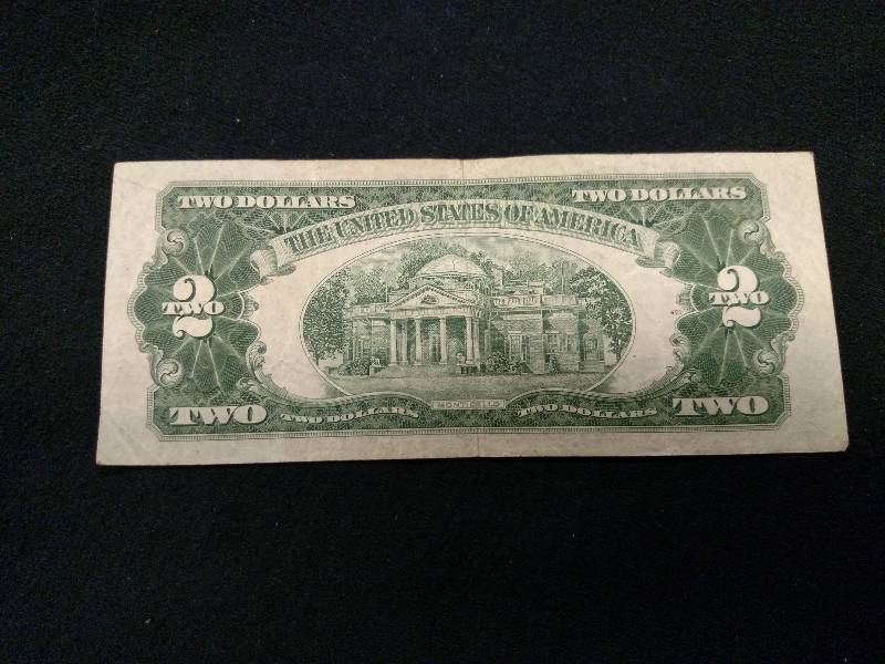 1953 A Two Dollar Red Seal Note...