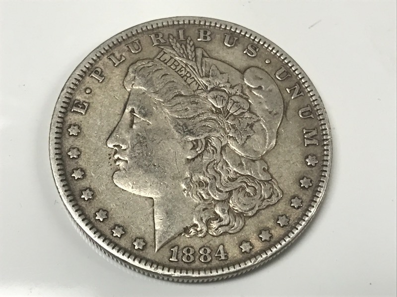 1884 Morgan Silver Dollar ...