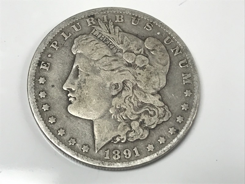 1891-O Morgan Silver Dollar ...