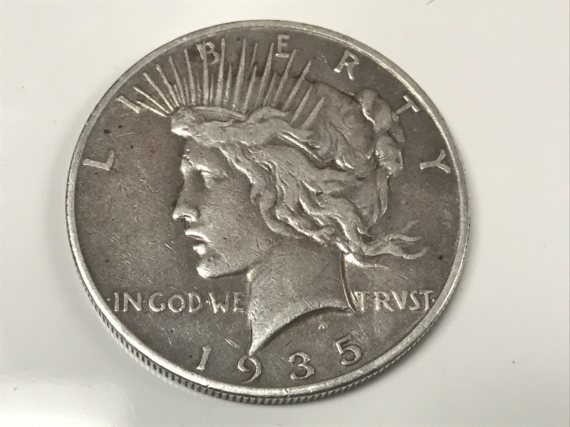 1935-S Peace Silver Dollar ...