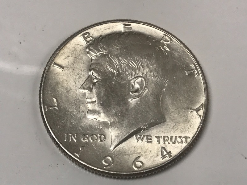 1964 Kennedy Silver Half Dollar ...