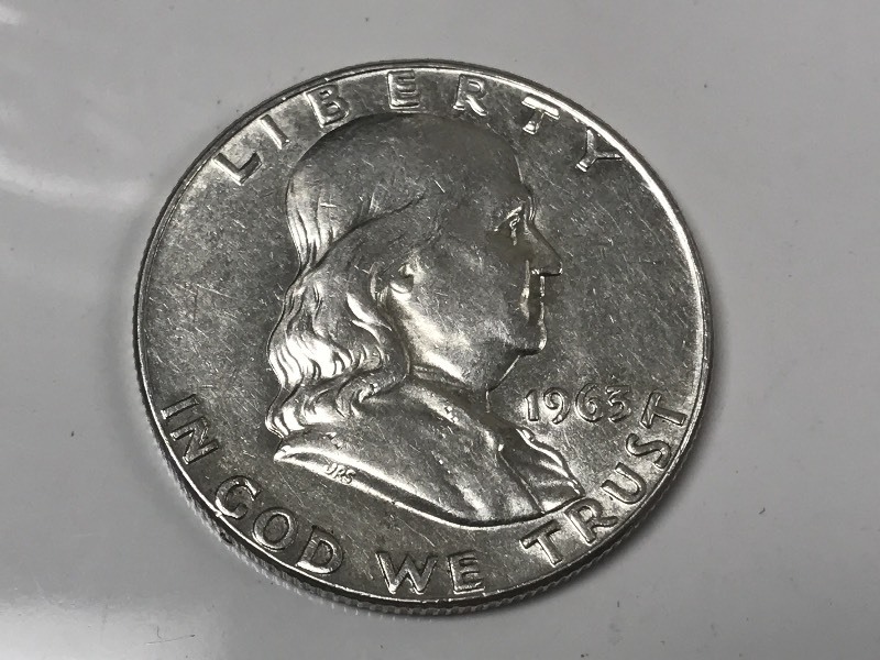 1963 Franklin Silver Half Dollar ...