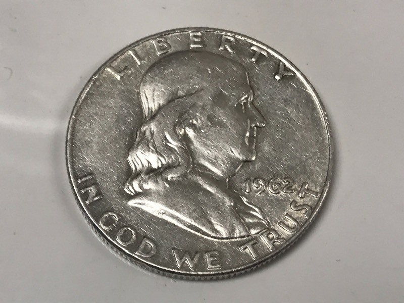 1962 Franklin Silver Half Dollar ...
