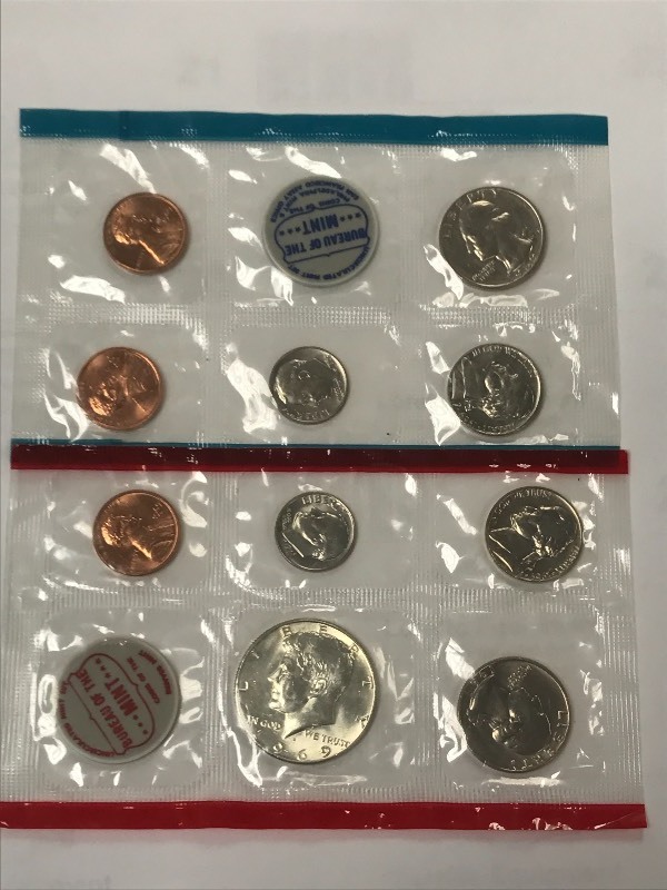 1969 US Uncirculated Set 10-Piece ...