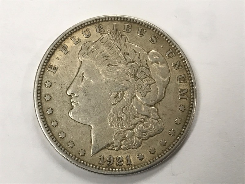 1921 Morgan Silver Dollar ...