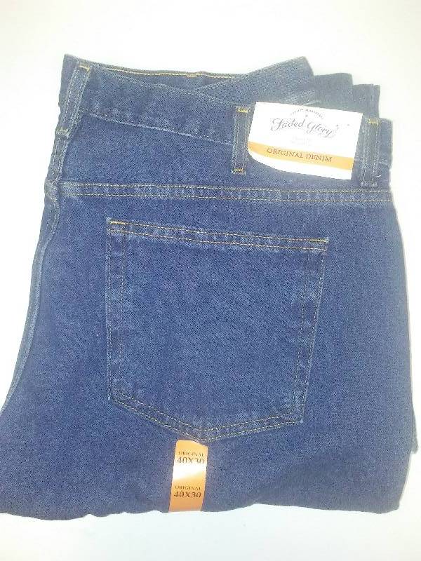 lot 31 image: NWT Faded Glory Mens Jeans, 40x30