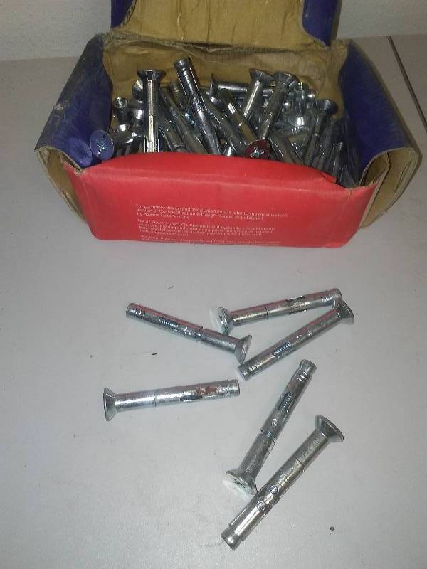 lot 73 image: Powers Lok-Bolt Sleeve Anchors Cement