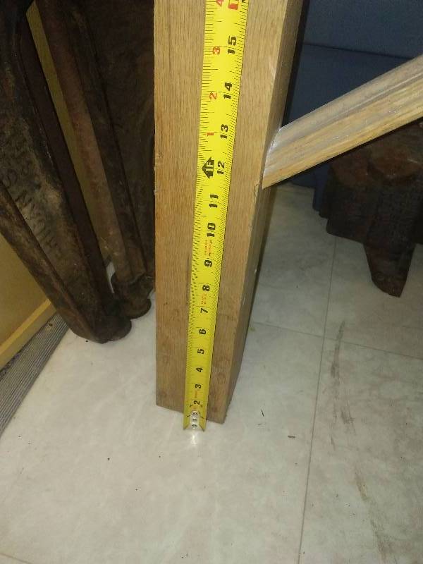 lot 92 image: Stairway Railing, Oak
