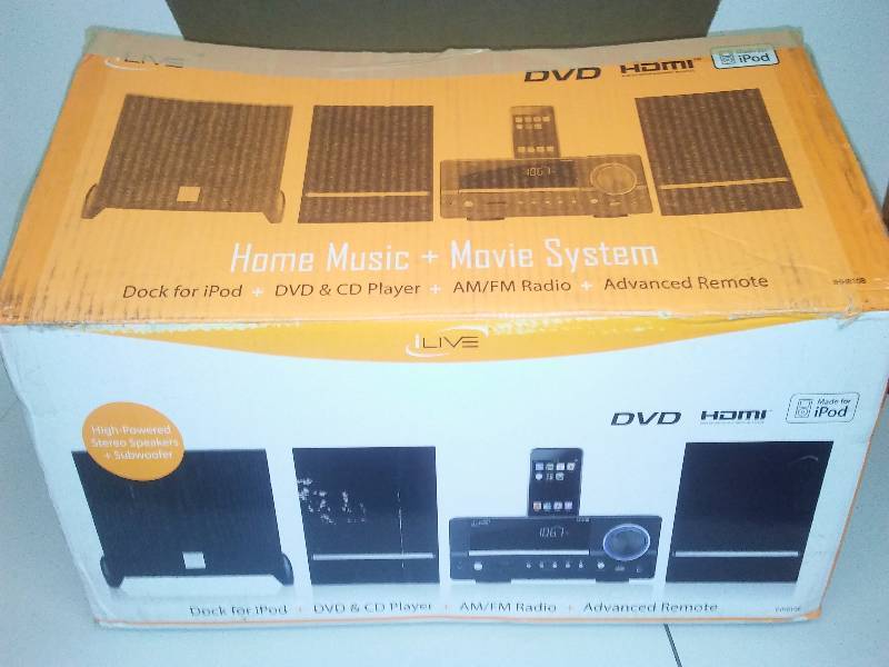 lot 114 image: ILIVE Home Music and Movie System  see pictures for detail