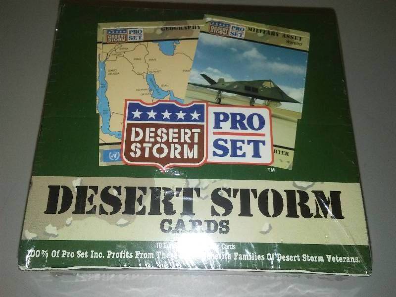 lot 118 image: NEW Sealed, Desert Storm Cards