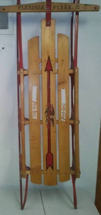 lot 130 image: Pro-Tec Flexible Flyer III Sled
