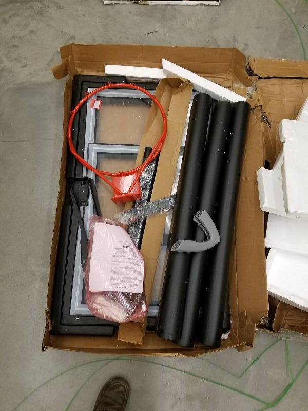 lot 81 image: Lifetime 50 in. Shatter Guard In-Ground Basketball System