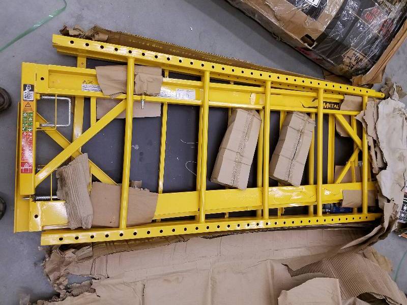 lot 82 image: MetalTech Baker Style 6 ft. x 6 ft. x 2 ft. Utility Scaffold 1100 lb. Load Capacity