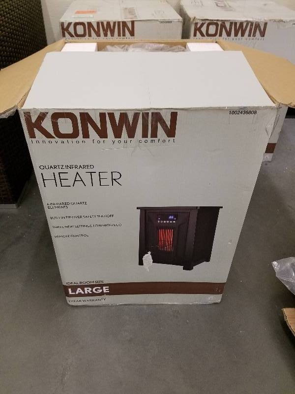lot 85 image: Ningbo Konwin Electrical Appliance GD8215BW-6 Infrared Heater, 1500-Watts