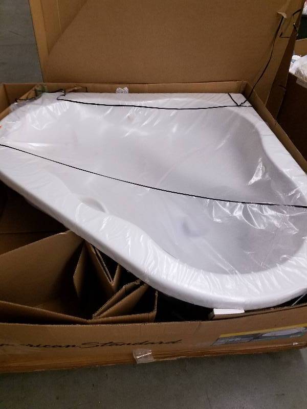 lot 137 image: american signiture everclean whirlpool tub 5 ft X 60 in