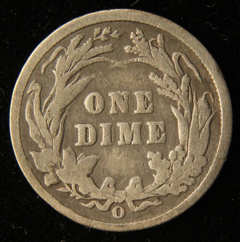 1898-O BARBER SILVER DIME BETTER DATE