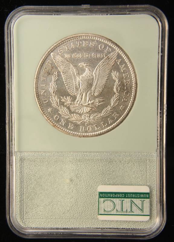 1881-S MORGAN SILVER DOLLAR MS65 NTC