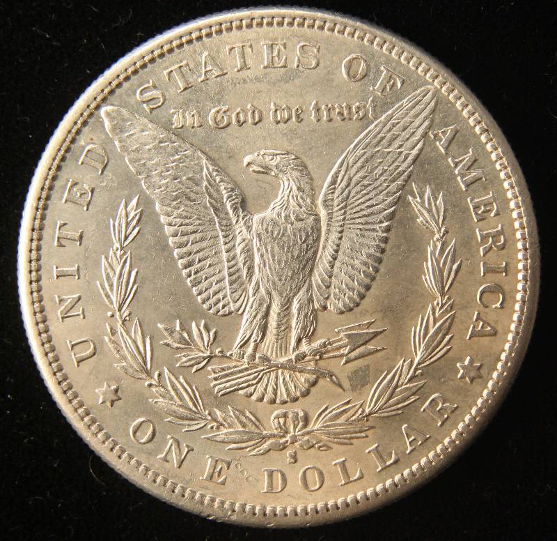1881-S MORGAN SILVER DOLLAR BU-UNC