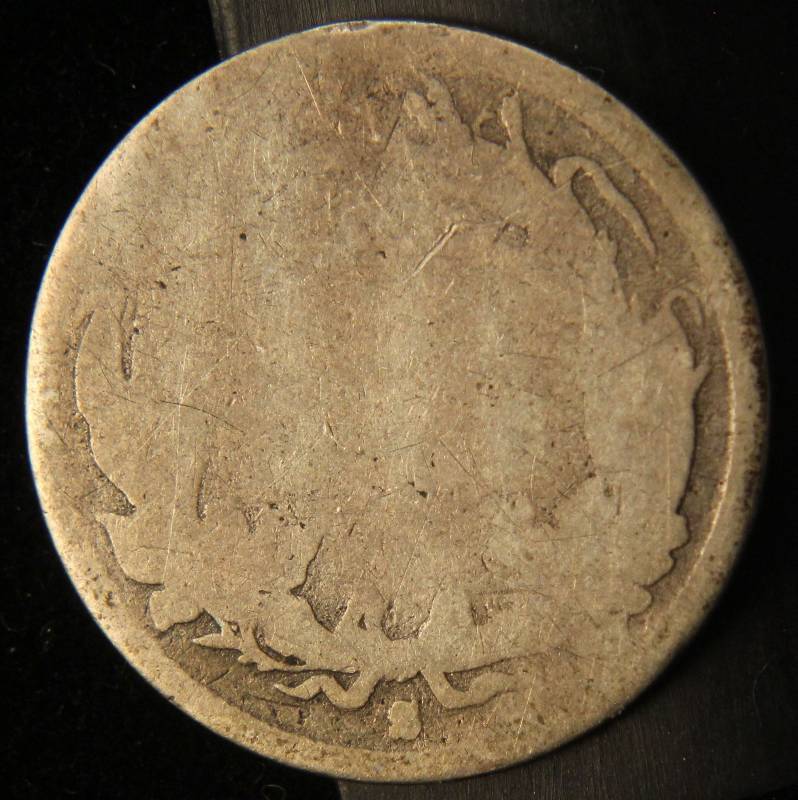 1895-S BARBER SILVER DIME BETTER DATE COIN