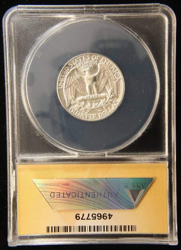 1962 PROOF WASHINGTON SILVER QUARTER PF66 ANACS