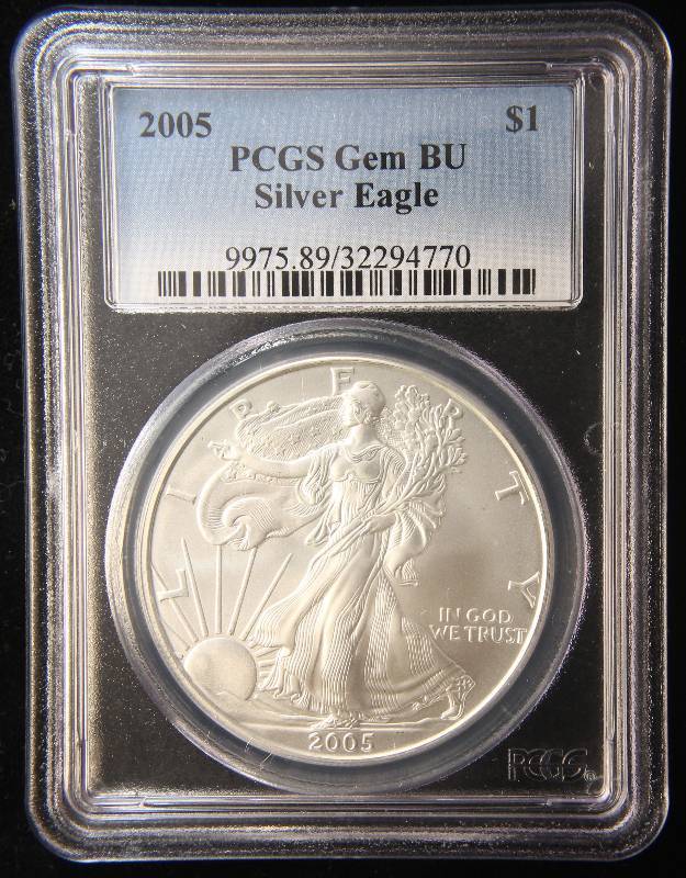 2018 Silver Eagle Coin 1 OZ.999 GEM BU Fine Silver Ships~Free!!