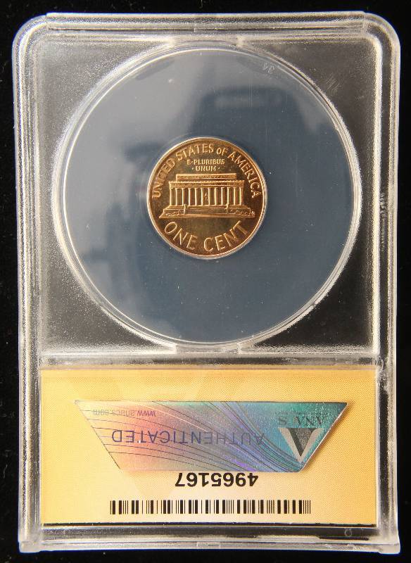 1961 PROOF LINCOLN CENT PF66 RED ANACS