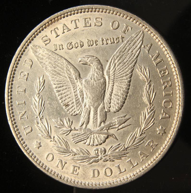 1888 MORGAN SILVER DOLLAR AU58