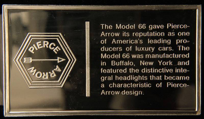 VINTAGE 1917 PIERCE-ARROW 1000 GRAINS (2.08 TROY OZ) STERLING SILVER BAR