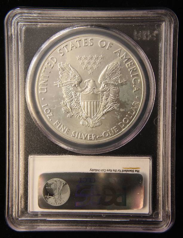 2013 AMERICAN SILVER EAGLE 1 TROY OZ. .999 FINE SILVER DOLLAR GEM BU PCGS