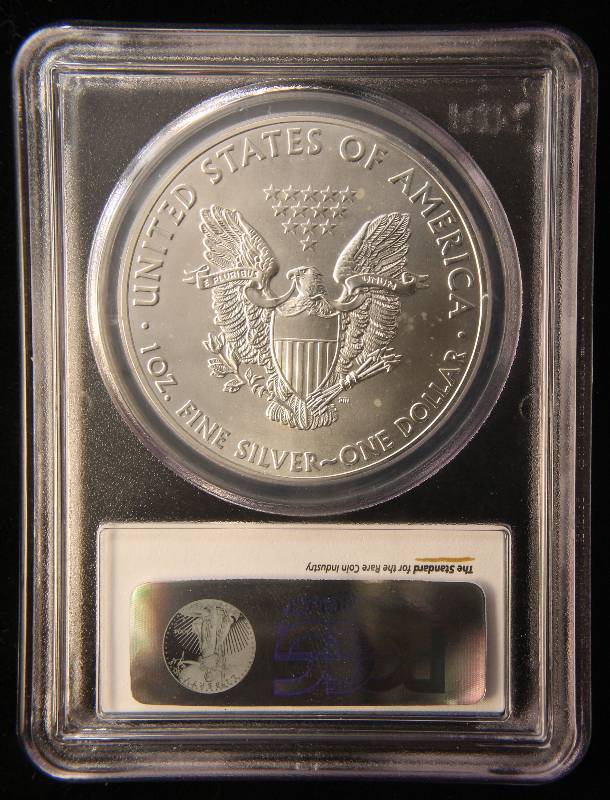 2014 AMERICAN SILVER EAGLE 1 TROY OZ. .999 FINE SILVER DOLLAR GEM BU PCGS