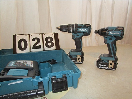Makita 18 Volt 2 Pc DriverDrill Combo Kit