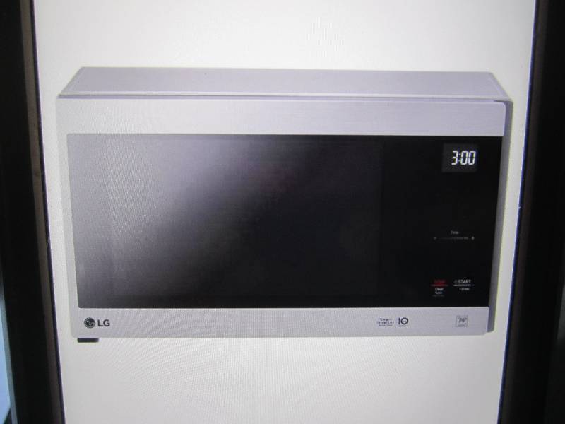 lot 1 image: LG Smart Inverter 1.5 Cu Ft Counter...