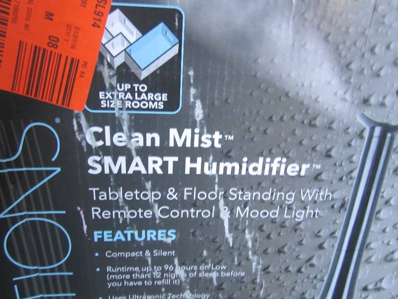 lot 32 image: Air Innovations Clean Mist Smart Hu...