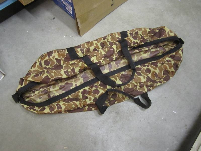 lot 83 image: Large Camo Duffle Bag Perfect for d...