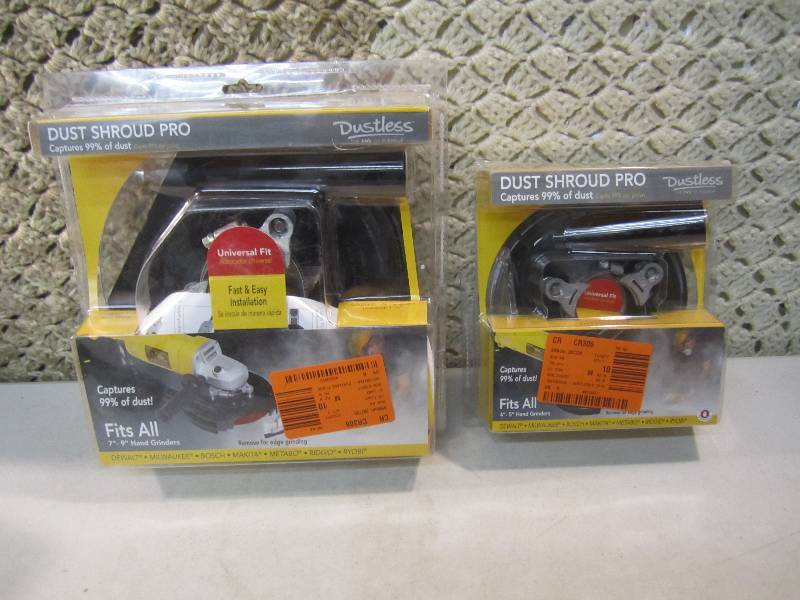 lot 88 image: Lot of 2 Universal Grinder Dust Shr...