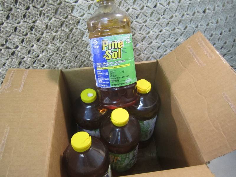 lot 93 image: Lot of 5 Pine-Sol Cleaner Disinfect...