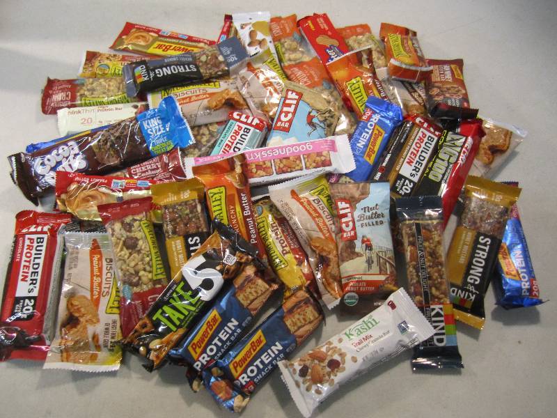 lot 119 image: Large Mix Lot of Granola Bars Power...