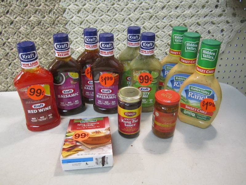 lot 124 image: Mixed Lot of Dressings Best by date...