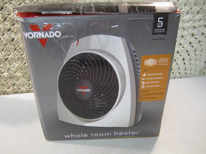 lot 129 image: Vornado Whole Room Heater Open Box ...