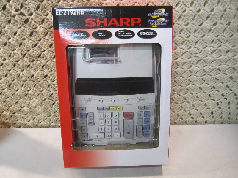lot 165 image: Sharp EL-2192RII Electronic Printin...