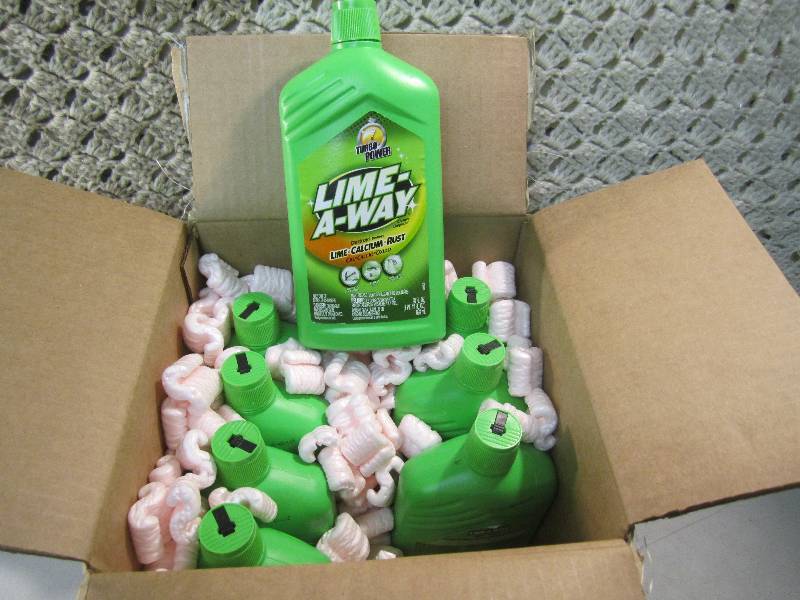 lot 170 image: Lot of 8 Bottles Lime-A-Way Cleaner...