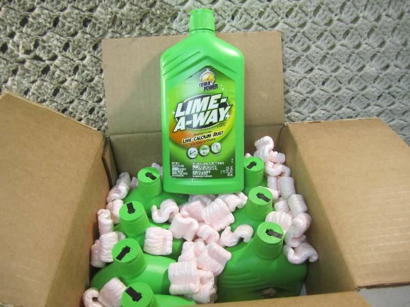 lot 171 image: Lot of 8 Bottles Lime-A-Way Cleaner...
