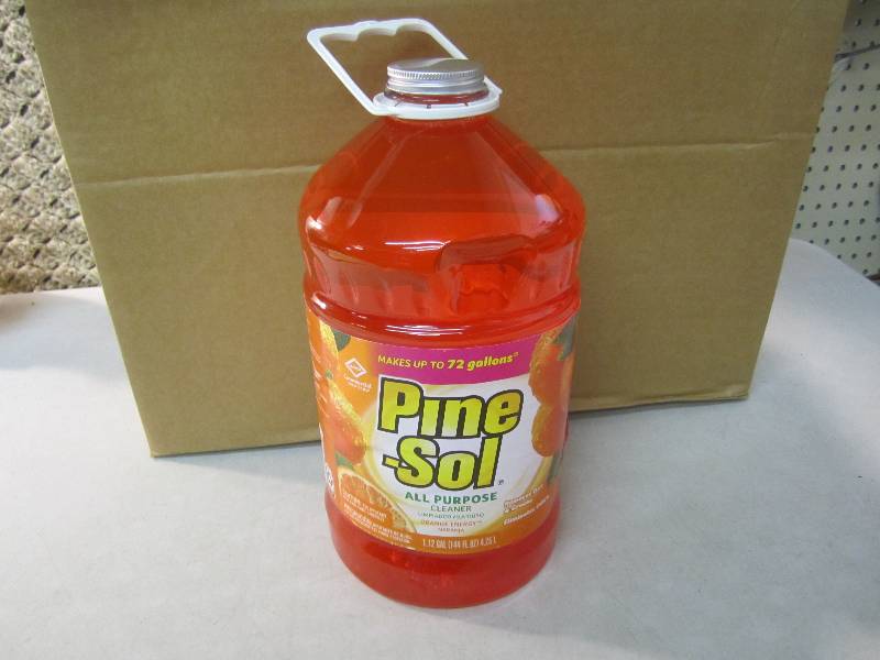 lot 180 image: Case of 3 Large Pine-Sol All Purpos...
