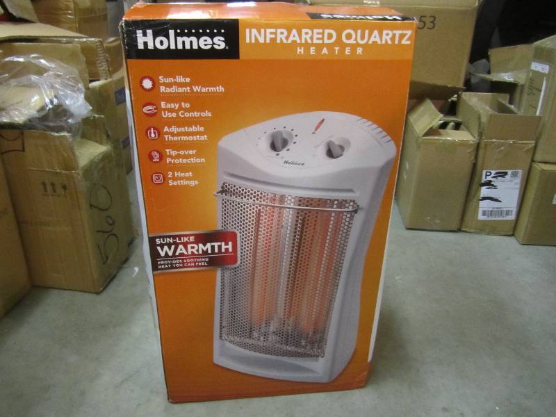 lot 185 image: Holmes Infrared Quartz Heater Open ...