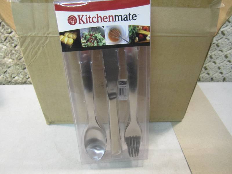 lot 324 image: Case of 6 Kitchenmate 12pc Cutlery ...