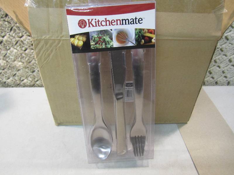 lot 326 image: Case of 6 Kitchenmate 12pc Cutlery ...