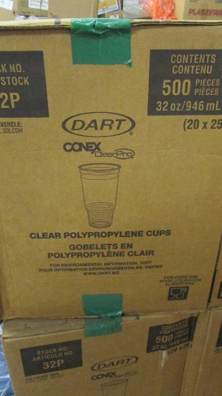 lot 36 image: Dart 32P Polypropylene Cups, Cold C...