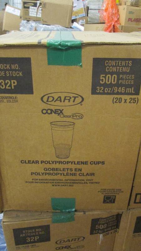 lot 37 image: Dart 32P Polypropylene Cups, Cold C...